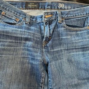 JCrew toothpick ankle jeans